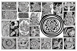 Trishoolam with om tattoo idea