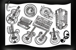 Music notes with meaning tattoo idea