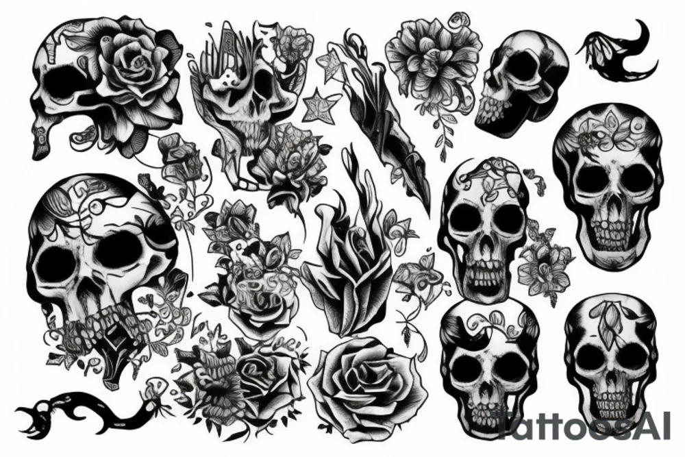 Skin and bones turning into something beautiful tattoo idea