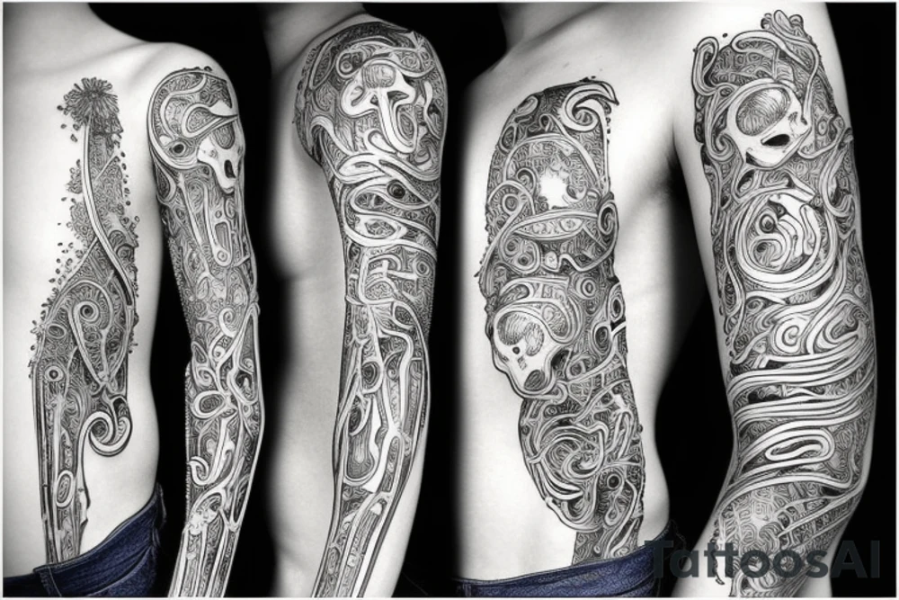 Skin and bones turning into something beautiful tattoo idea