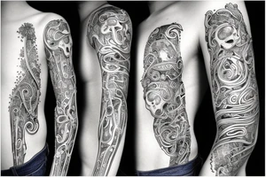 Skin and bones turning into something beautiful tattoo idea
