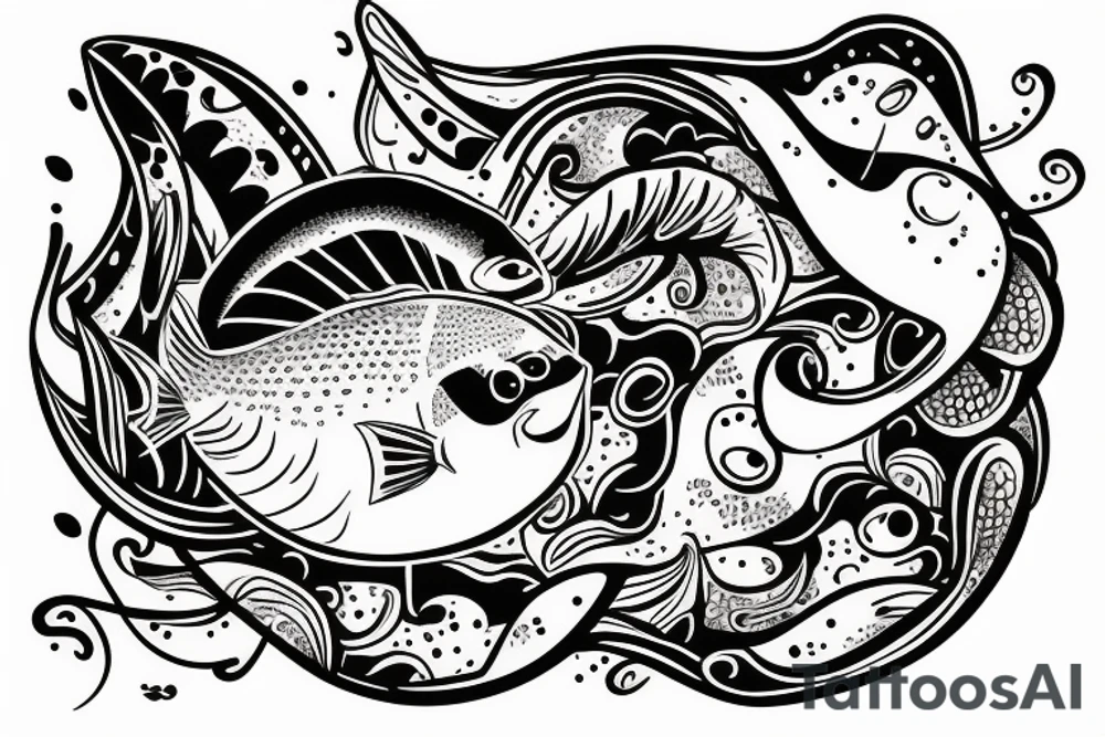 fish in a bowl tattoo idea