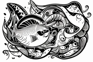 fish in a bowl tattoo idea