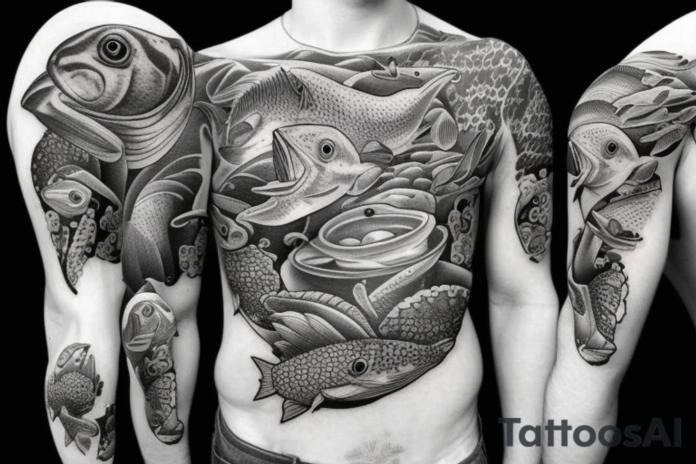 fish in a bowl tattoo idea