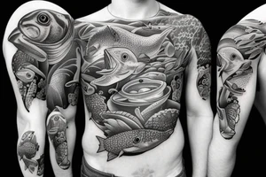 fish in a bowl tattoo idea