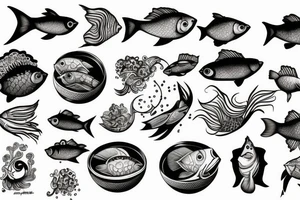 fish in a bowl tattoo idea