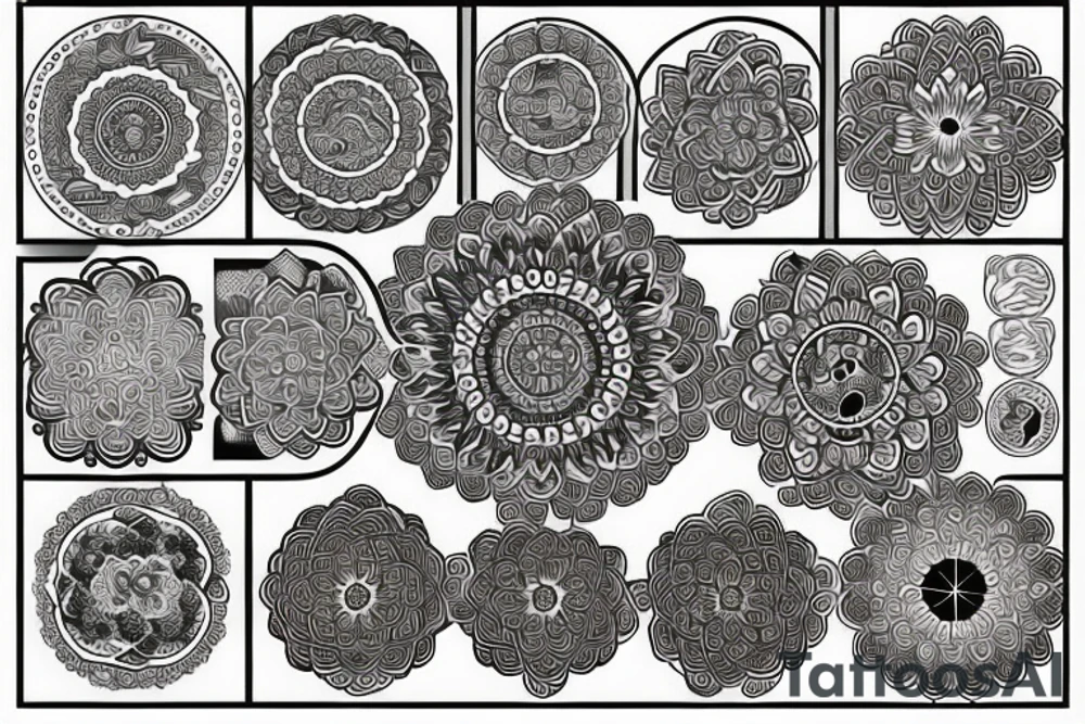 Mandala japanese tattoo idea