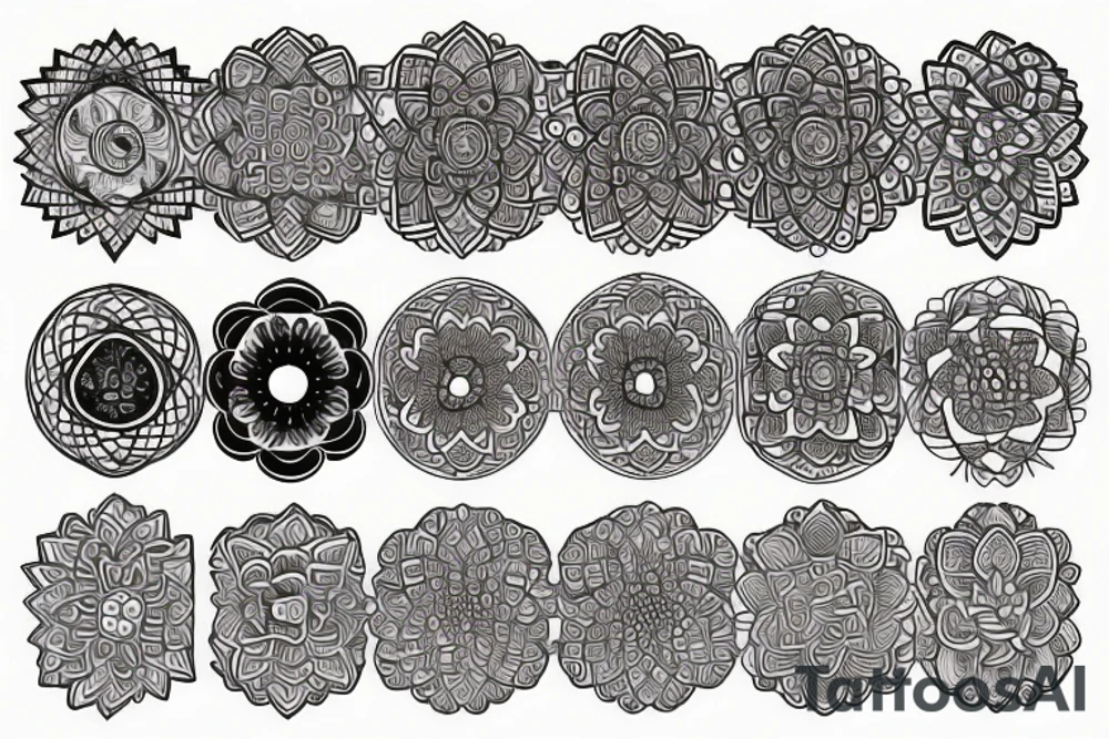 Mandala japanese tattoo idea