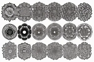 Mandala japanese tattoo idea