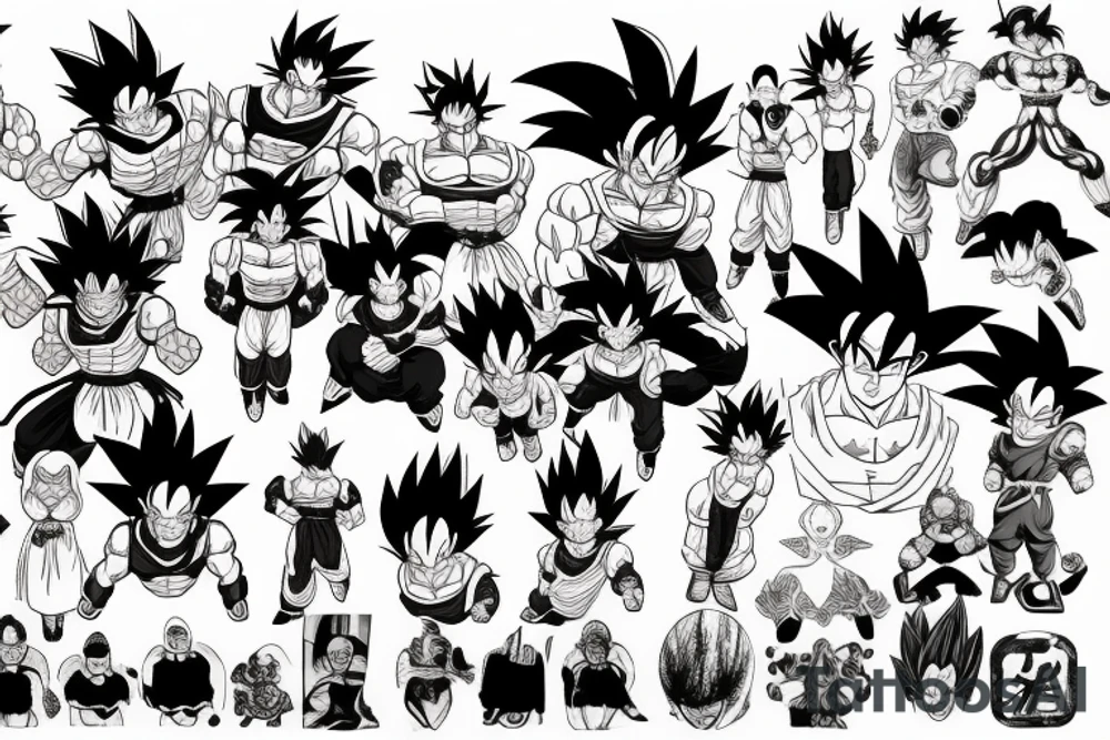 Dragon ball z tattoo idea