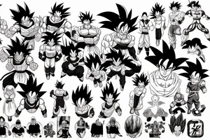 Dragon ball z tattoo idea