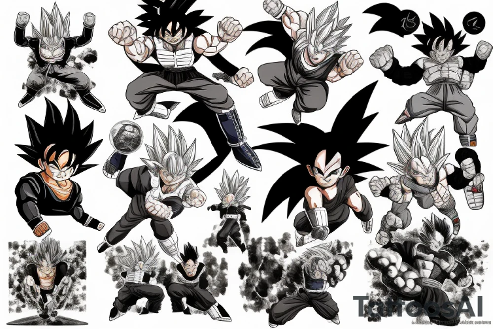 Dragon ball z tattoo idea
