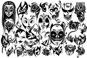 Hanya Mask tattoo idea