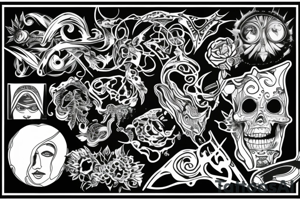 AUDAX trippy tattoo idea