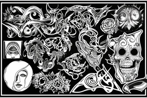 AUDAX trippy tattoo idea