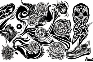 AUDAX trippy tattoo idea