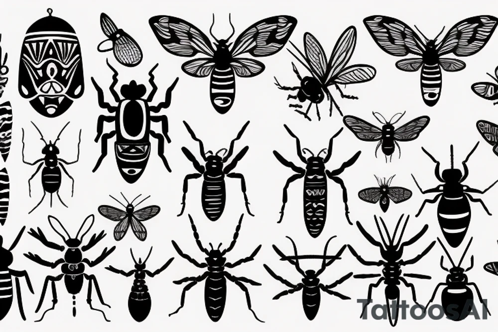 Insect tattoo idea