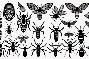 Insect tattoo idea