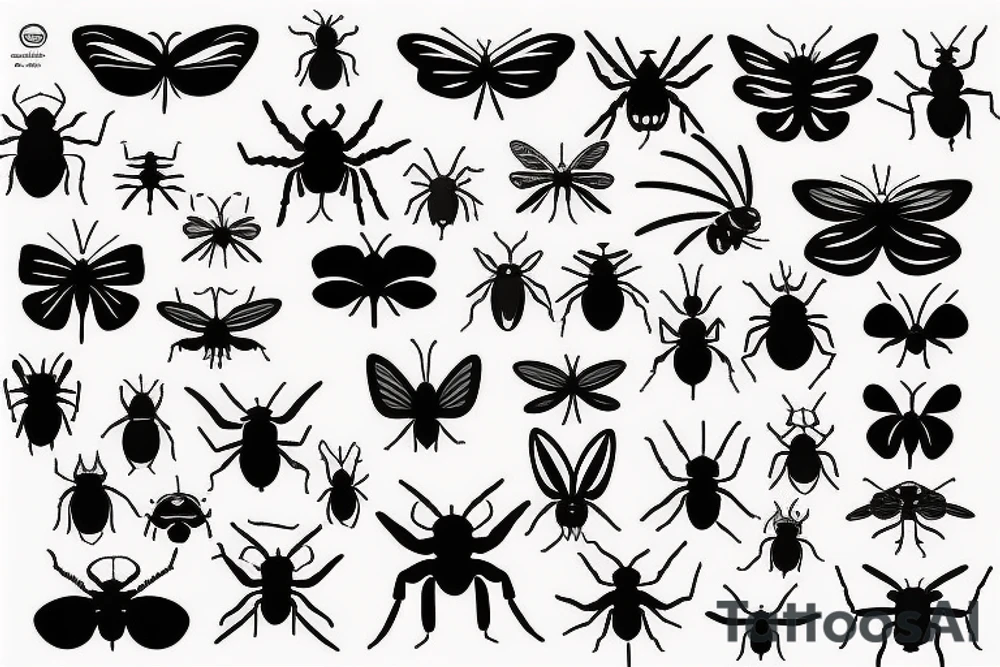 Insect tattoo idea