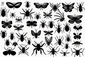 Insect tattoo idea
