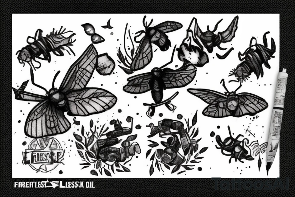 fireflies de the last of us tattoo idea