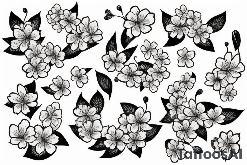 Cherry blossom tattoo idea