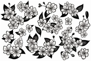Cherry blossom tattoo idea