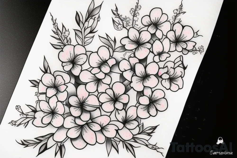 Cherry blossom tattoo idea