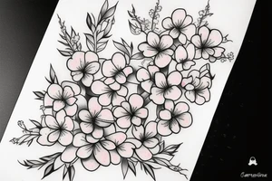 Cherry blossom tattoo idea