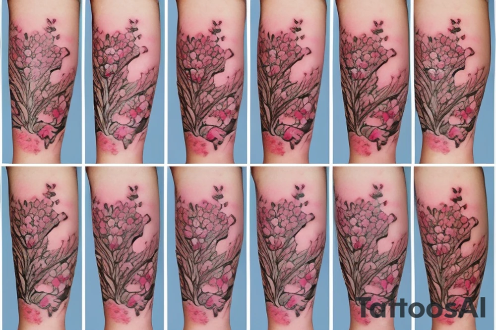 Cherry blossom tattoo idea