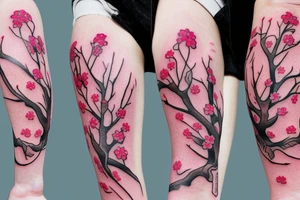 Cherry blossom tattoo idea