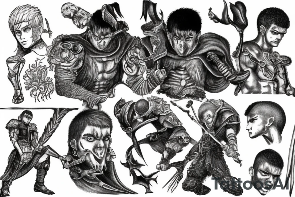 Guts Berserk tattoo idea