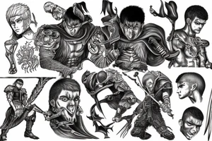 Guts Berserk tattoo idea