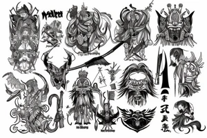 valhalla warrior tattoo idea