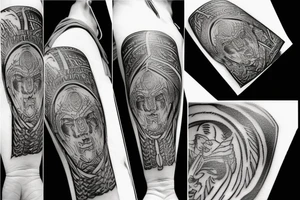 valhalla warrior tattoo idea