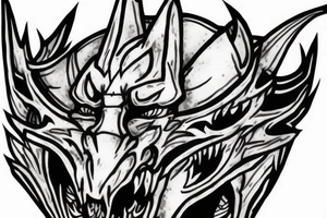 Dragon priest mask skyrim tattoo idea