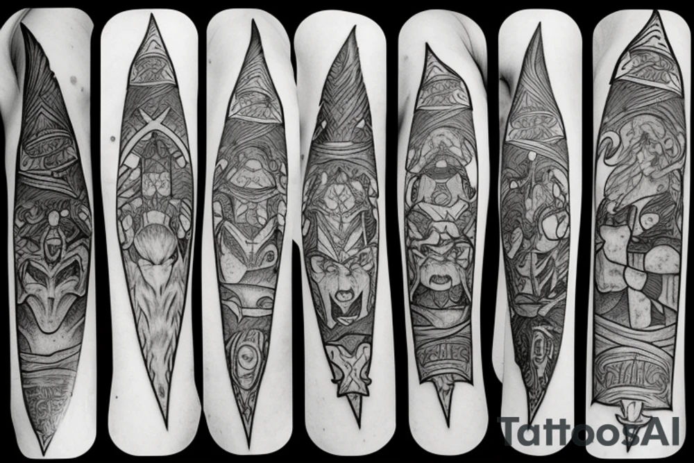 skyrim tattoo idea