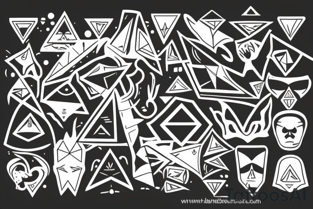 Triangle tattoo idea