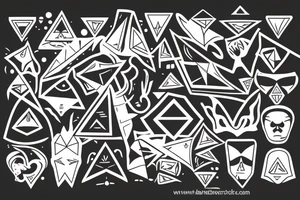Triangle tattoo idea