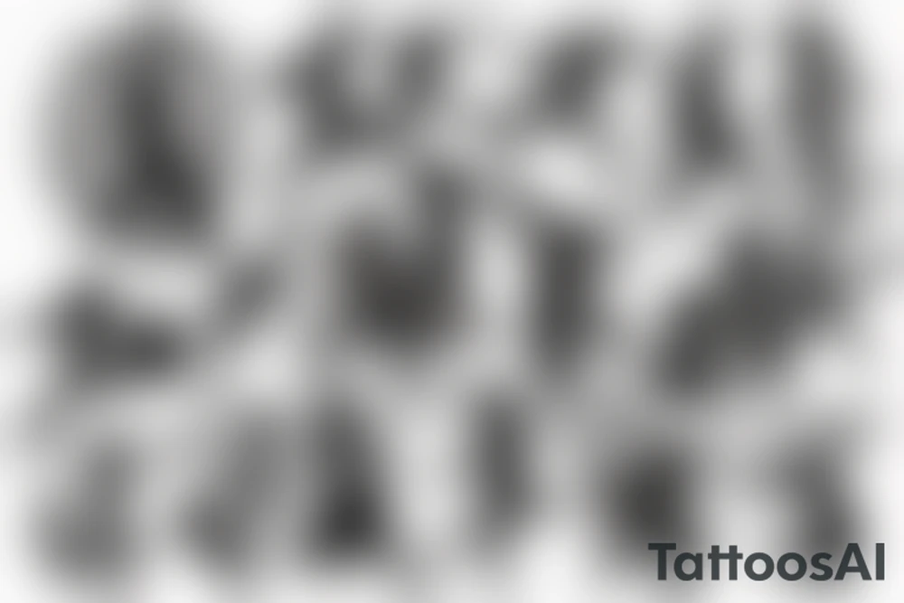 Dancing with Jesus tattoo idea