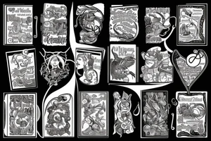Books with writing council people tattoo idea