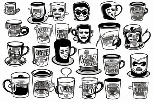 Coffee mugs "council people" tattoo idea