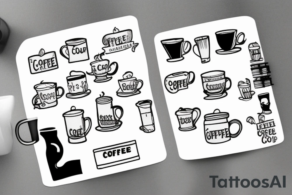 Coffee mugs "council people" tattoo idea