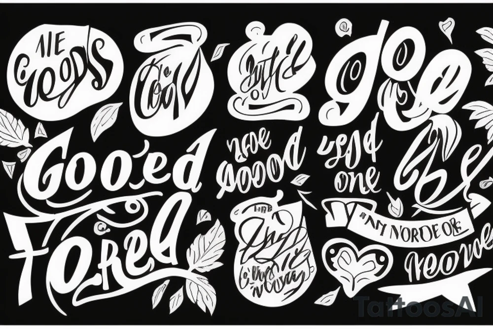 Say’s “there is no one in this world in which I am good for you” tattoo idea