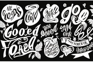 Say’s “there is no one in this world in which I am good for you” tattoo idea