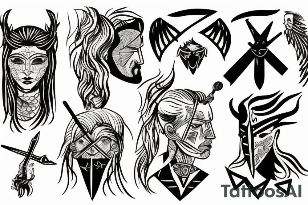 witcher tattoo idea