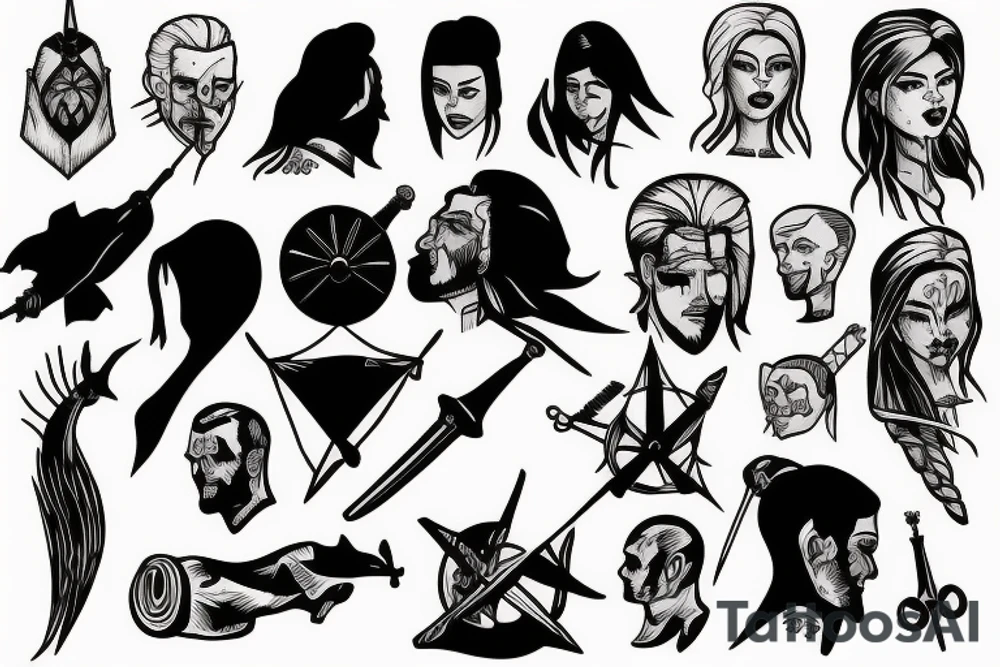 witcher tattoo idea