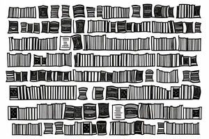 3 books stacked. Top book open Classic font with the words I have lived a thousand lives and I have loved a thousand loves tattoo idea