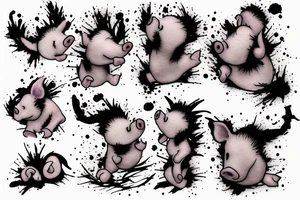 piglet tattoo idea