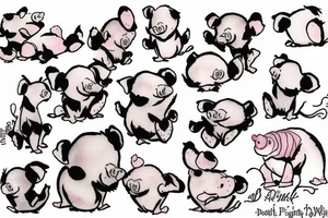 piglet tattoo idea